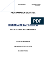 2º Bach - Historia de La Filosofía