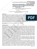 Water Conservation in Sugar Industry: A Case Study of Lokmangal Sugar, Ethanol and Co-Generation Industries LTD, Bhandarkavathe