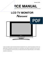 Norcent - Model LT-2722 LCD TV Service Manual