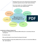 Business Intelligence (BI) Is A Technology-Driven Process For Analyzing Data and Presenting