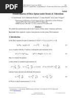 Transformation of Dirac Spinor Under Boosts & 3-Rotations: Article