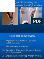 Challenges Confronting The Women's Movement in Afghanistan