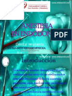 Anestesia en Endodoncia