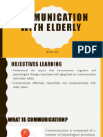 Communication in Elderly