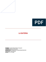 Informe de La Bateria