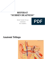 Referat "Sudden Deafness": Heidy Natalia Nivaan 112014311 FK Ukrida