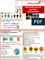 Cartilla de Seguridad y Medio Ambiente