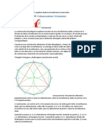 Construcción de Polígonos Regulares Dada La Circunferencia Circunscrita