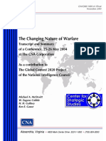 The Changing Nature of Warfare