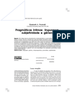 POVINELLI, E. A. Pragmáticas Íntimas - Linguagem, Subjetividade e Gênero.