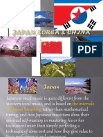 Japan, Korea & China