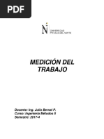 Medición Del Trabajo