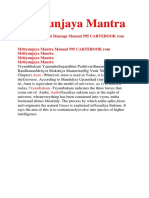 Mrityunjaya Mantra Manual 595 CARTEBOOK Rom