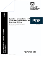 GSL TR-02-09 Guideline For Installation of Utilities Beneath Corps of Engineers Levees Using Horizontal Directional Drilling