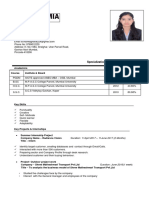 Mamta Gharat CV