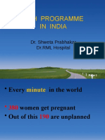 RCH Programme in India: Dr. Shweta Prabhakar DR - RML Hospital