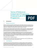 Terms of Reference - Independent Programme Financial Audit of SPRING Programme