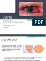 Uveitis: Preceptor: Dr. Rahmad Syuhada, SP.M Wulandari, S.Ked 17360077