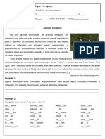 Lista de Exercícios - Ortografia J Ou G - 7º Ano