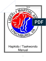 LMA Taekwondo Hapkido Manual