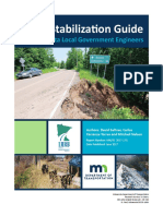 Slope Stabilization Guide: For Minnesota Local Government Engineers