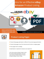 Tactics For An Effective Ebay or Amazon Product Listing