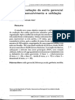 Escala de Avaliação Do Estilo Gerencial PDF