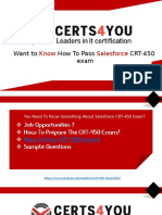 Know Salesforce: Want To How To Pass CRT-450 Exam