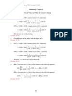 Solutions To Chapter 8 Net Present Value and Other Investment Criteria