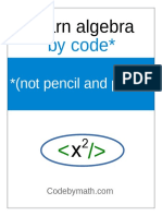 Algebra by Code