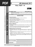 FT 1 Jee Adv Qp-Paper-2 PDF