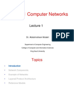 CEN 531 Computer Networks: Dr. Abdulmohsen Mutairi