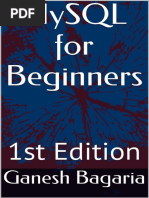 MySQL For Beginners - Ganesh Bagaria PDF