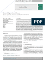 2014 VanHeckeetal - Sustainabilitymetricsof1 Butanol PDF