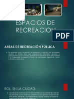 Espacios de Recreacion