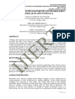 Tensile Strength Analysis of Lap Welded Joint of Similar Plates With F.E.A