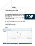 Uso de Geogebra