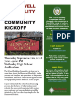 Hunnewell Kickoff Flyer