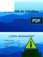 Oraciones de Infinitivo