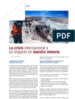 La Crisis Internacional y Su Impacto en Nuestra Minería