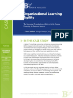 Organizational Learning Agility: in This Case Study