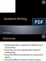 Academic Writing: Retno Lestari