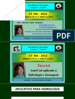 Hidrologia Autocad Aplicado À Estudos Hidrológicos