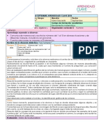 Plan Pensamiento Matematico