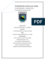 Violencia Intrafamiliar en El Salvador - 2