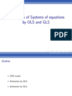 Estimation of Systems of Equations by OLS and GLS: C Alfonso Miranda (P. 1 of 1)