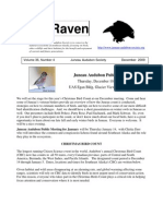 December 2009 Raven Newsletter Juneau Audubon Society