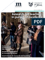 Research-Led Teaching: in Pursuit of Excellence: UoY Forum 44, Summer 2018