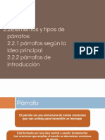 Estructura Del Párrafo