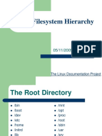 Linux Filesystem Hierarchy: The Linux Documentation Project